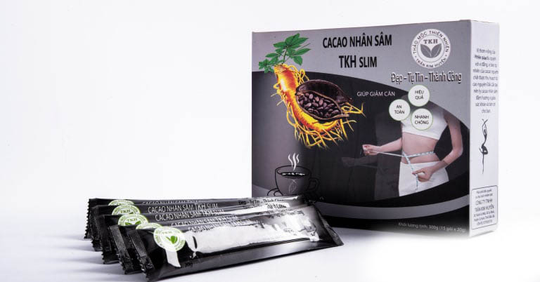 Cacao Nhân Sâm TKH 1 hộp 15 gói ( 1 gói 20g )