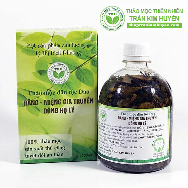 Thảo mộc Răng miệng dứt điểm hôi miệng, sâu răng 500ml